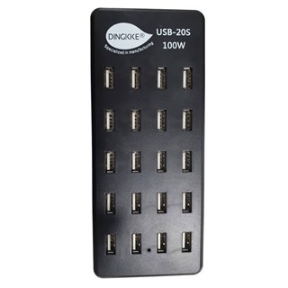 شارژر روميزي 20 پورت 100وات مدل DINGKKE USB-20S