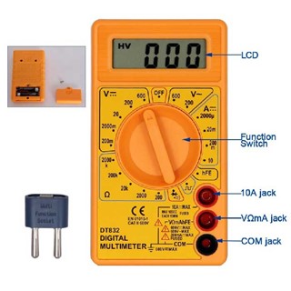 مولتي متر ديجيتال مدل DT-830D