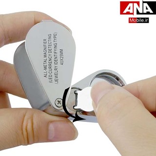 ذره بين چراغ دار ILLUMINATED LOUPE 40X-25MM 