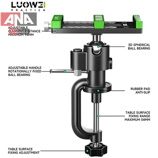 گيره موبايل فيکسچر چرخشي 360 درجه لووي مدل LUOWEI LW-319