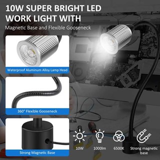 چراغ ميزکار LED آهنربايي سانشاين Sunshine SS-804