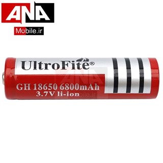 باتري ليتيومي شارژي UltroFite GH18650 6800mAh