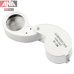 ذره بين چراغ دار ILLUMINATED LOUPE 40X-25MM 