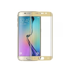 محافظ صفحه نمايش تمام صفحه طلايي مدل Samsung Galaxy S6 edge / G925