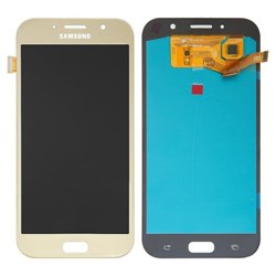 Lcd Samsung A720 Gold (NO-IC-OLED)